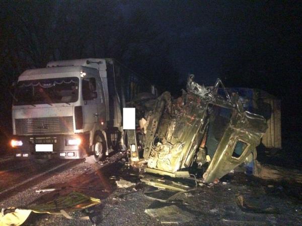 На Ставрополье в стокновении двух фур травмирован мужчина